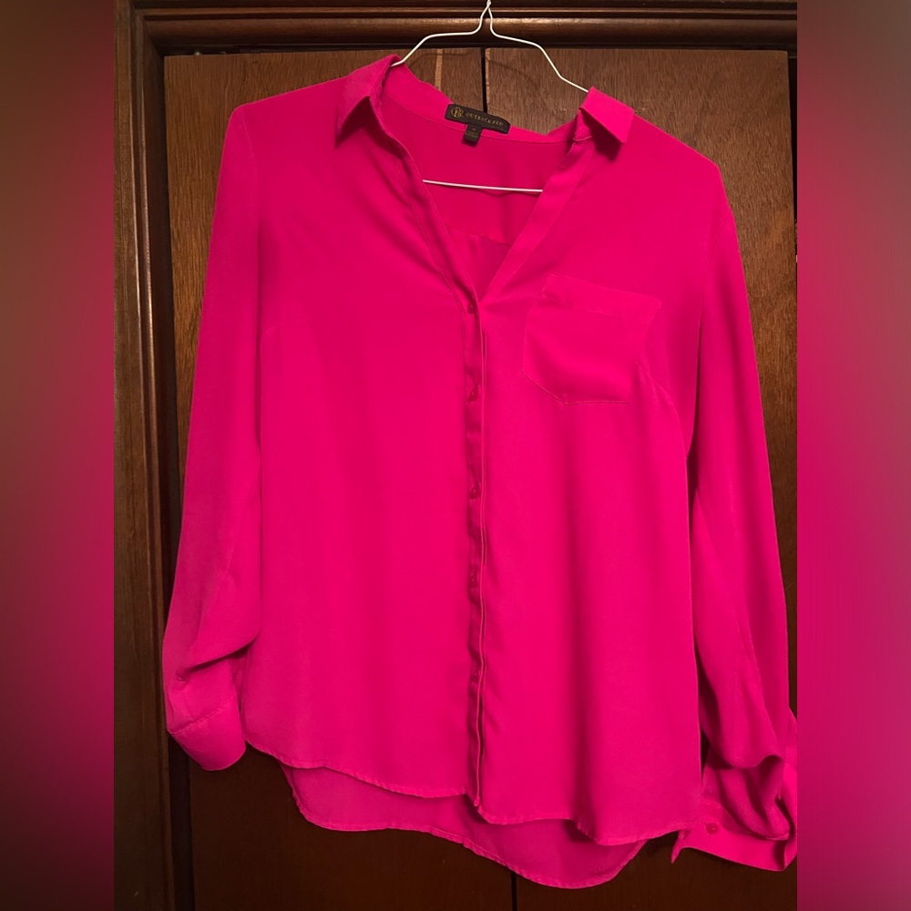 Outback Red Button Down Blouse